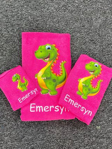 Dinosaur towel