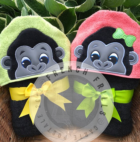 Gorilla Hooded Towels.