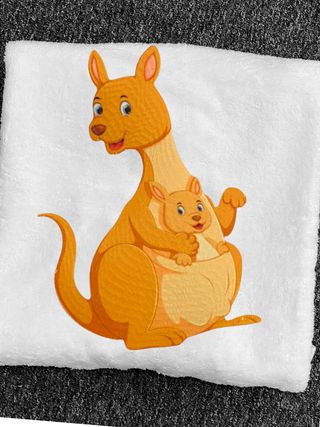 Kangaroo personalised Towel