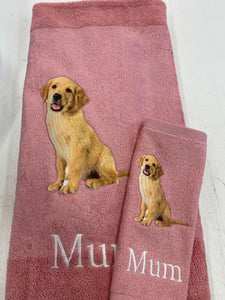 Labrador Dog Towel Set