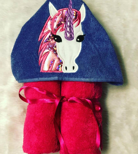 Unicorn Hooded Towel