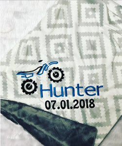 Embroidered Personlized Baby Blankets