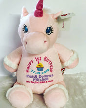 PInk Unicorn Teddy.