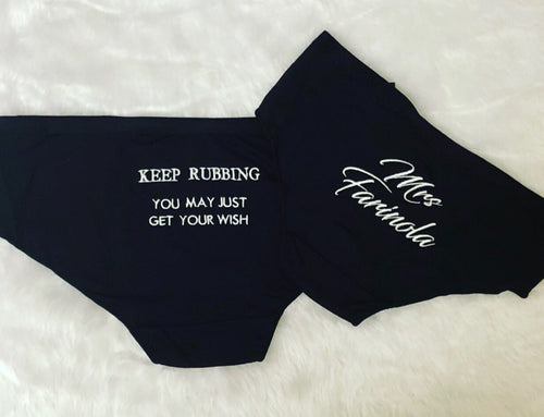Personalised  womens briefs