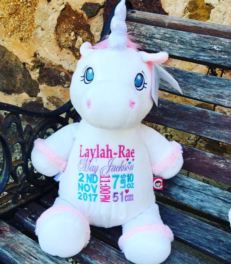 White unicorn teddy new arrivals