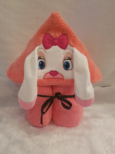 Easter Rabbit Hooded Towel