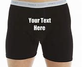 Mens Personalised undies (underwear, jocks,boxers)