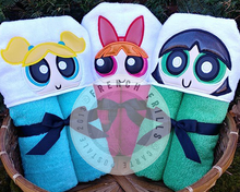 Power Puff Girls Hooded Towels.