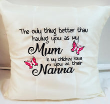 Personalised cushions