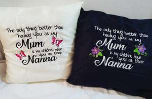 Personalised cushions
