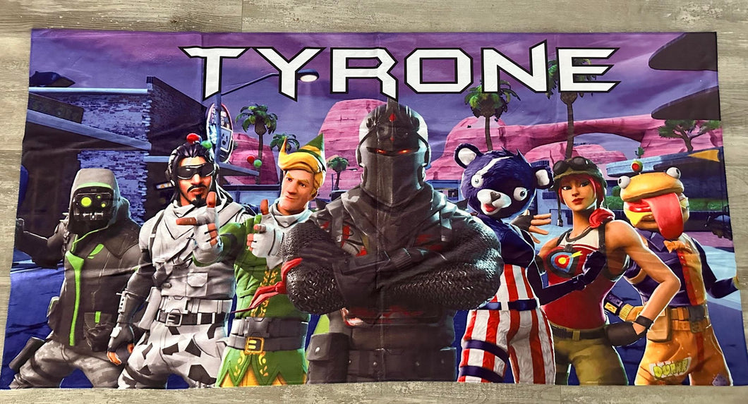 Fortnite Beach towel custom