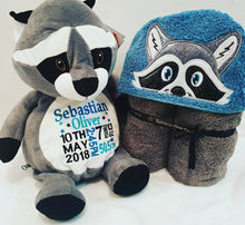 raccoon Hooded Towel