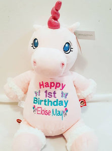 PInk Unicorn Teddy.