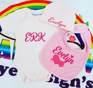 Baby personalised outfit