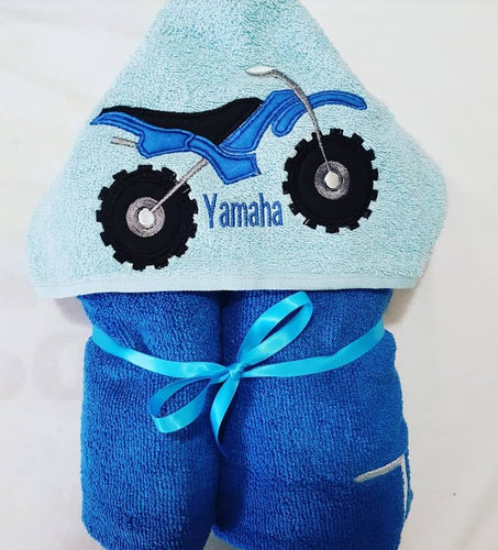 MotorBike Hooded Towel