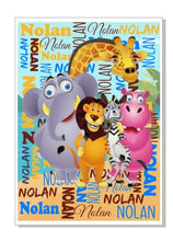 Cartoon Animal Blanket