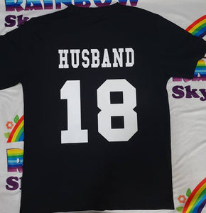 Husband /Number Tshirt