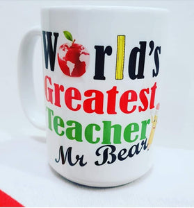 Worlds Greatest Teacher Mug