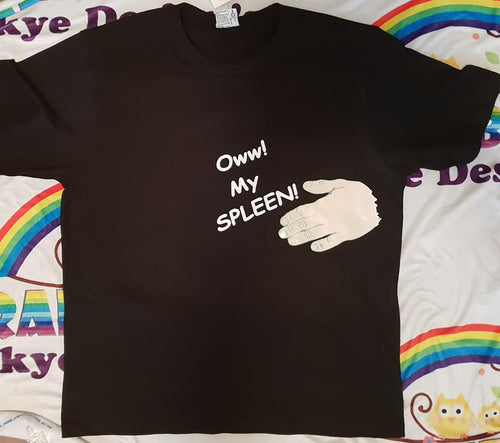 OWW! My Spleen Mens Tshirt