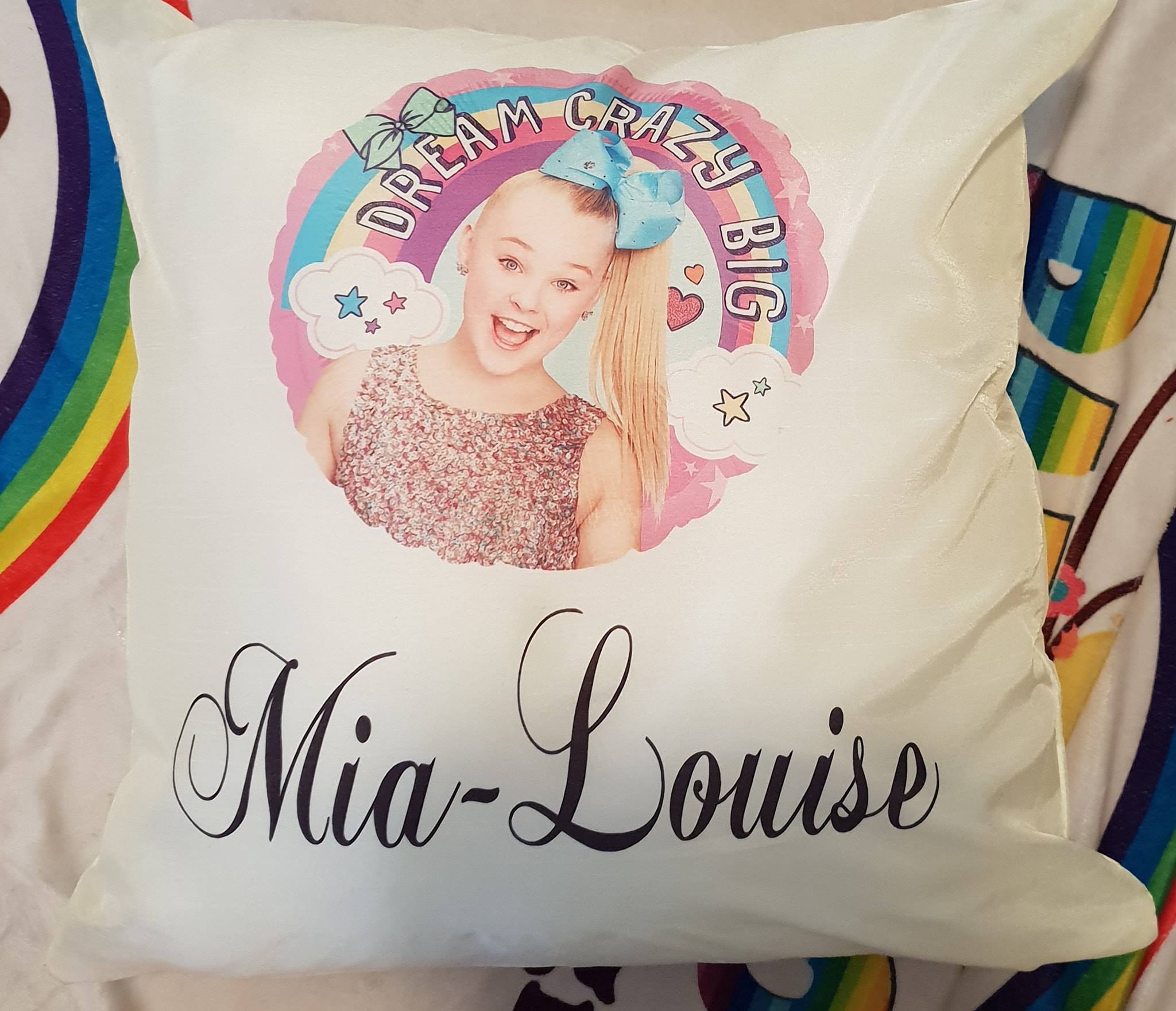 Jojo siwa personalized pillow sale