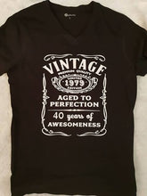 Vintage aged to perfection birthday t-shirt