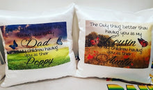 Personalised cushions