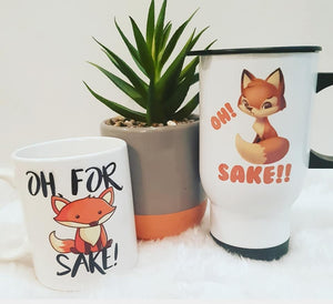 Oh for fox sake Travel Mug