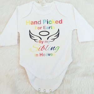 Hand picked for earth baby onesie and blanket
