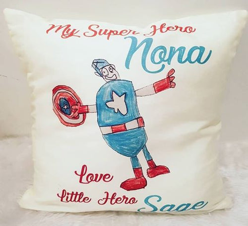 Mother's Day Cushions Kids Drawings