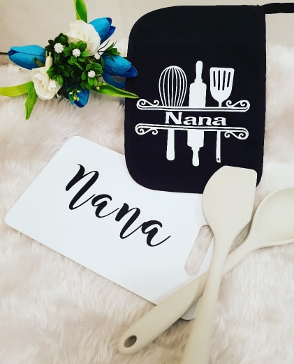 Chopping Board And Pot Holder Set