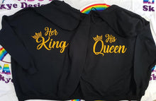 His and her King and Queen Hoodie
