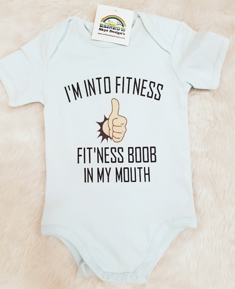 I'm into fitness baby suit