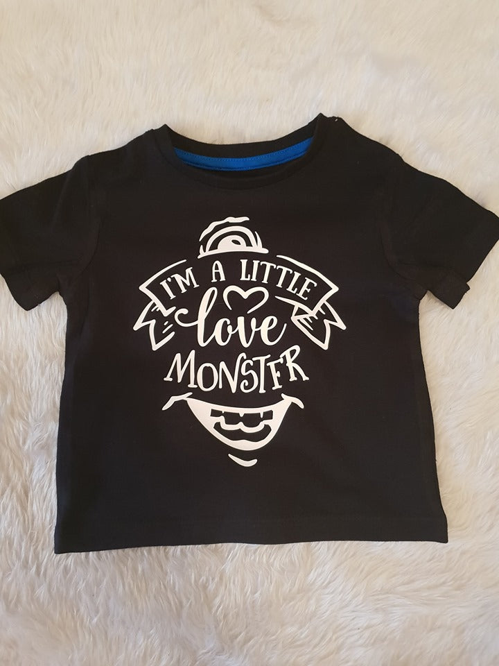 I'm a little love monster Kids t-shirt