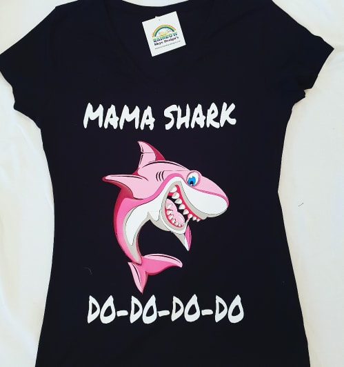 Mama Shark Womens tshirt
