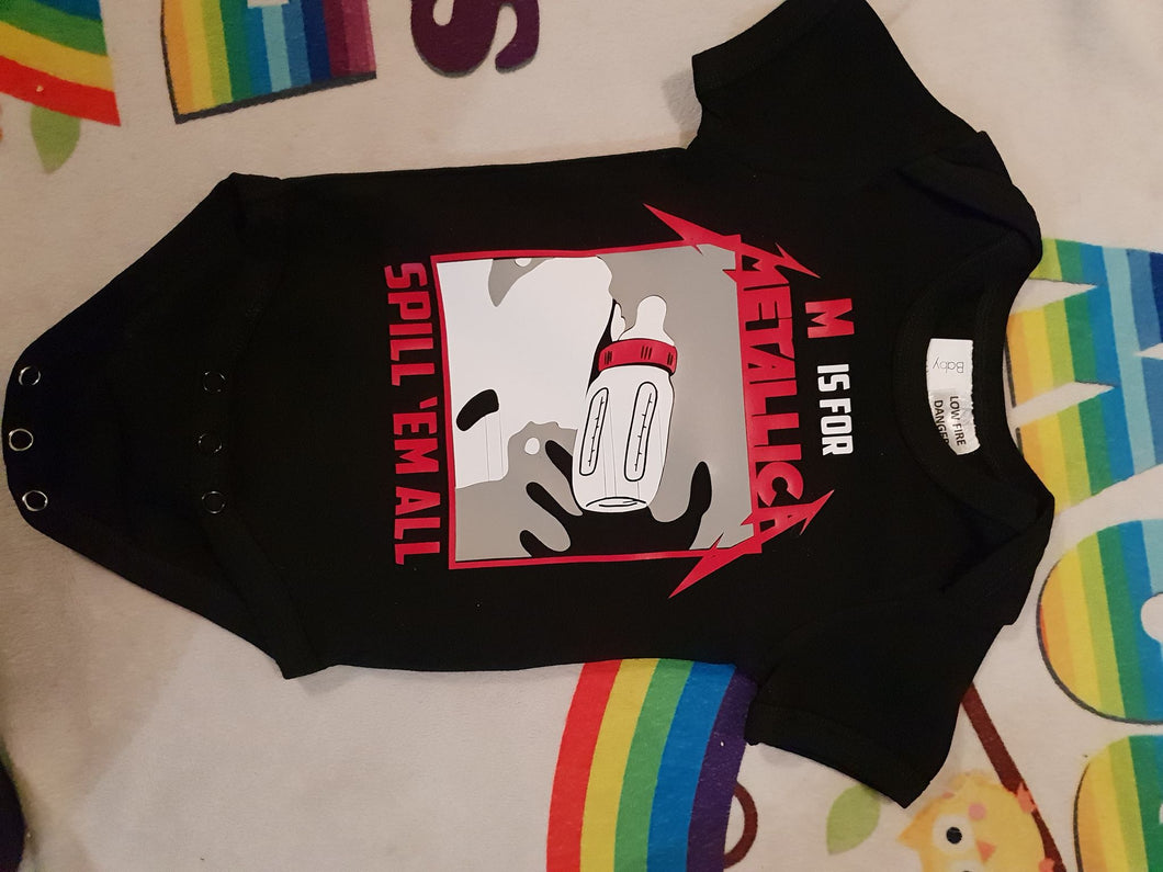 Metallica baby suits