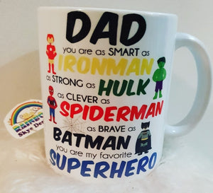 Dad you are as smart as Ironman Coffee Mug