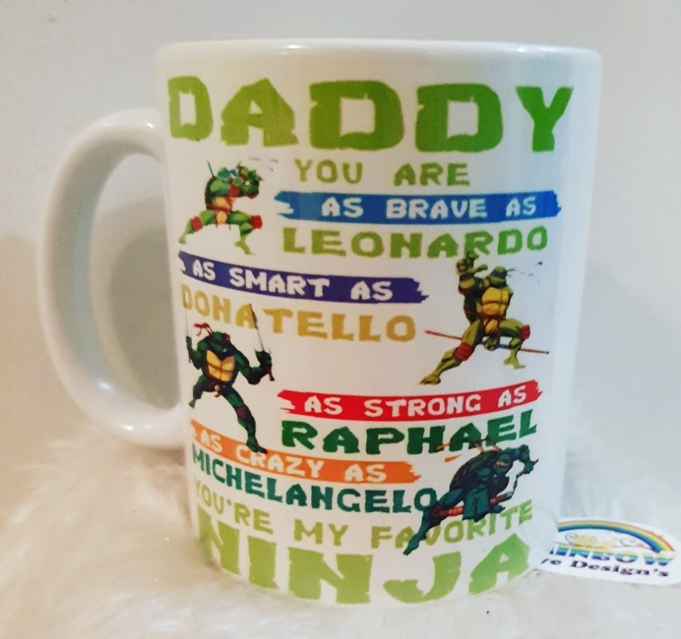 Dad you are as brave as leonardo Coffee Mug