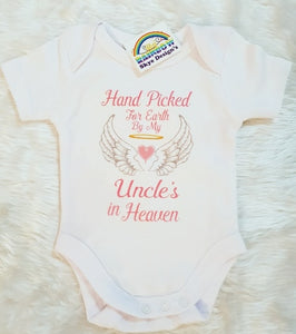 Hand picked for earth baby onesie