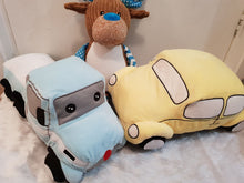 Spotto The Yellow Beetle Car teddy/pillow