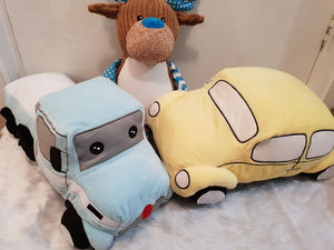 Spotto The Yellow Beetle Car teddy/pillow