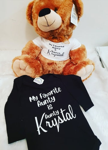 My Favorite Aunty is ? Onesie