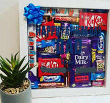 Chocolate shadow box personalised