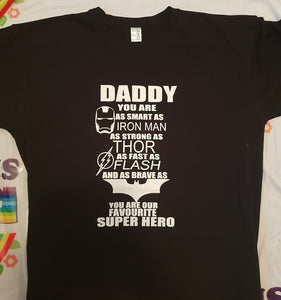 Daddy you are as Smart as Ironman Tshirt