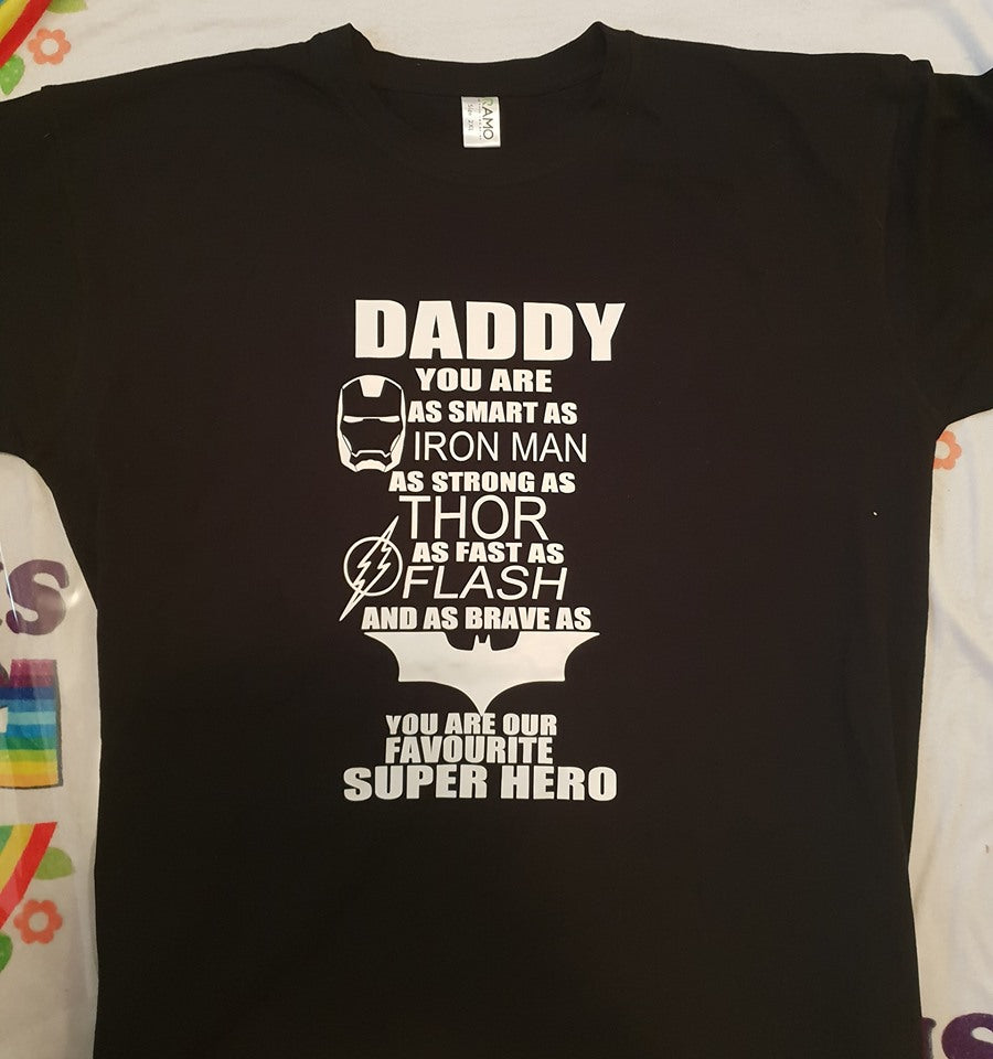 Daddy you are as Smart as Ironman Tshirt