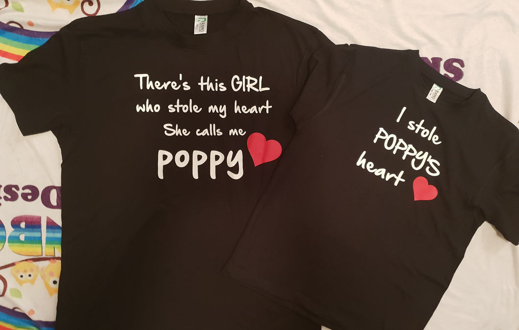 there's this girl who stole my heart Poppy pack