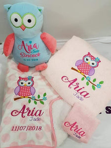 Embroidered Personlized Baby Blankets