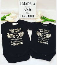 Black Hand picked for earth baby onesie