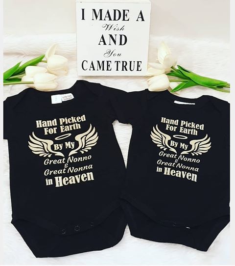 Black Hand picked for earth baby onesie