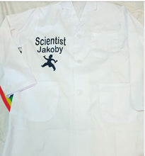 Kids lab coats personalised