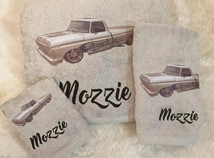 Classic cars towel sets